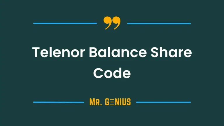 Telenor balance share code 2026 complete Smart Share guide for transferring balance in Pakistan