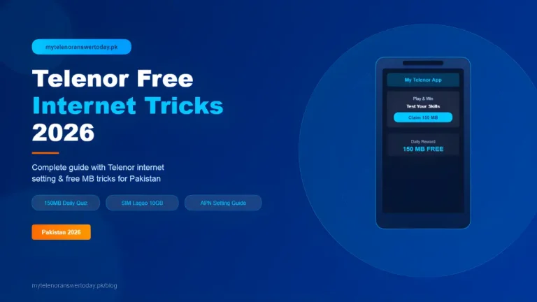 Telenor Free Internet Tricks 2026 | Telenor Internet Setting Guide for Pakistan